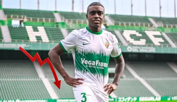Jhegson Méndez con la camiseta del Elche de España. FOTO: Fútbol Ecuador