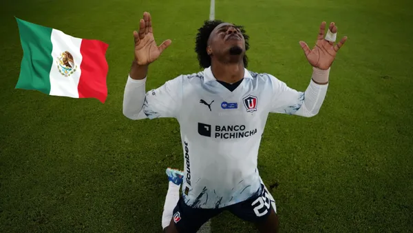 Jhojan Julio y México / Foto de: El Futbolero Ecuador