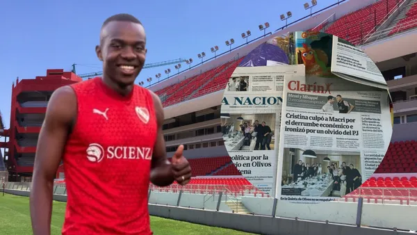 Jhonny Quiñónez (Foto tomada de: Infobae/Independiente de Avellaneda/Extremo Sur)