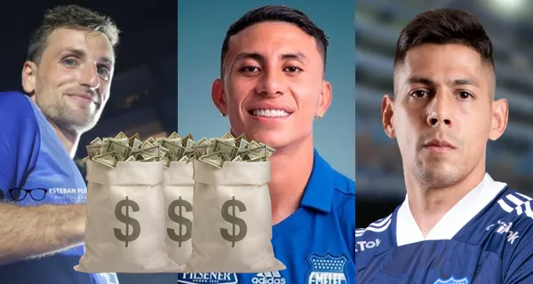 Joao Rojas tiene un valor de 2 millones de dólares en Emelec y luego le siguen Mauro Quiroga y Bruno Pittón