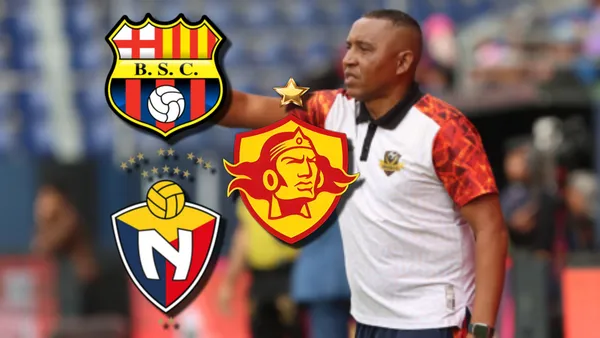 Juan Carlos León-Barcelona SC-Aucas / Foto: API