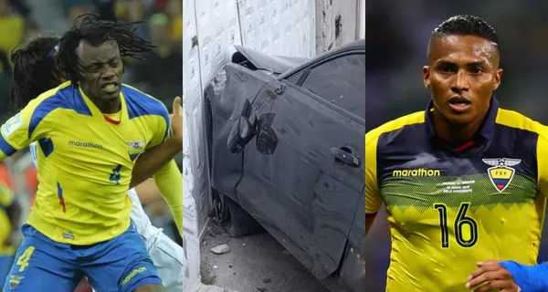 Juan Carlos Paredes chocó su carro de lujo, el mismo que tenía Antonio Valencia en el Manchester United