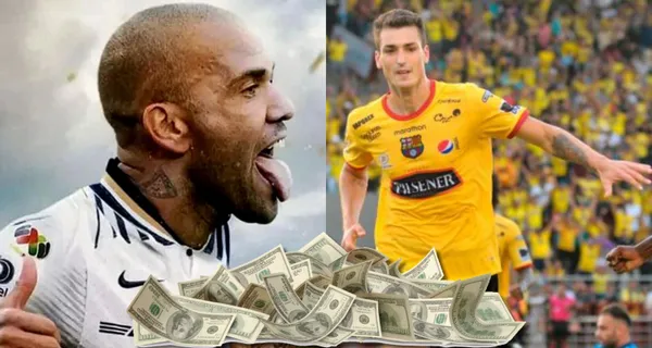 Juan Ignacio Dinenno, ex Barcelona SC, tiene un salario cercano a 1 millón, mira con el sueldo que llegará Dani Alves