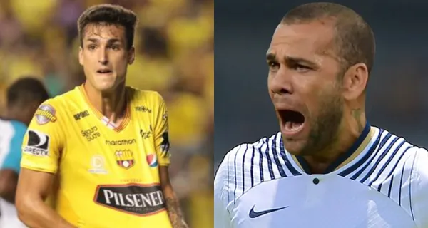 Juan Ignacio Dinenno, que estuvo en Barcelona SC años atrás, ahora comparte con Dani Alves en Pumas de la UNAM