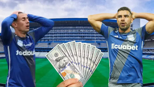 Juan Ruíz Gómez y Alexander González (Foto tomada de: Emelec/API)