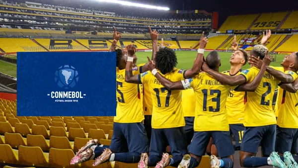 Jugadores de La Tri (Foto tomada de: Barcelona SC/La Tri/Conmebol)