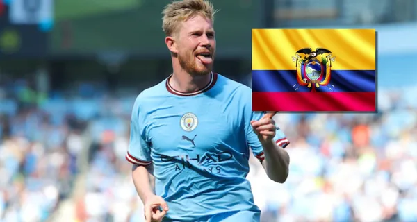 Kevin de Bruyne es una de las grandes estrellas mundiales que tiene el mundo del fútbol y conoce a este ecuatoriano