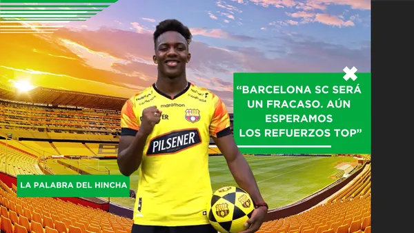 La reacción de los hinchas de Barcelona SC al fichaje de Djorkaeff Reasco