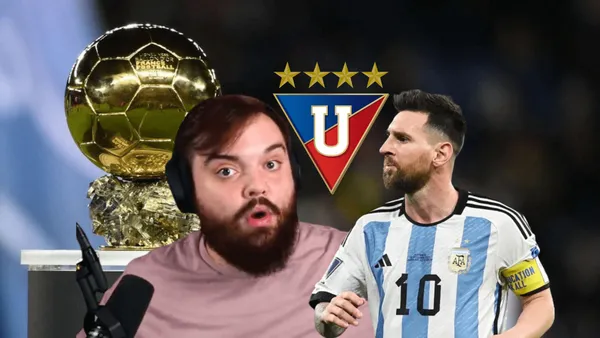 La reacción de Messi con Ibai tras ganar el Balón de Oro