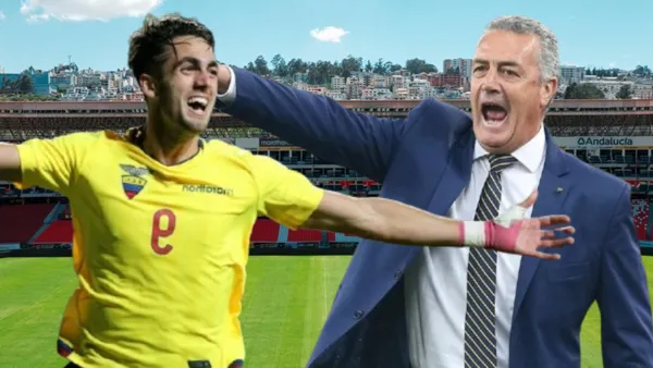 Leonardo Campana y Gustavo Alfaro (Foto tomada de: Liga de Quito/La Tri/El Universo)