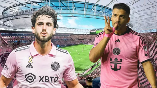 Leonardo Campana y Luis Suárez (Foto tomada de: Inter Miami/Transfermarkt/MLS)