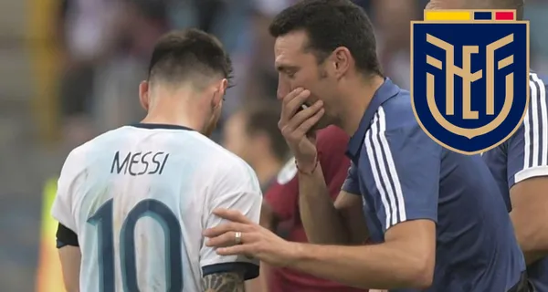 Lionel Messi fue el centro de atención en el Monumental y lo siguieron al momento que el VAR dictaminó penal para Ecuador