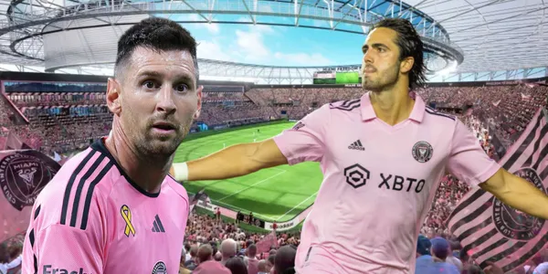 Lionel Messi y Leonardo Campana (Foto tomada de: Inter Miami/Transfermarkt)