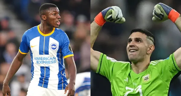 Lo que hizo Dibu Martínes con Moisés Caicedo tras la derrota de Brighton