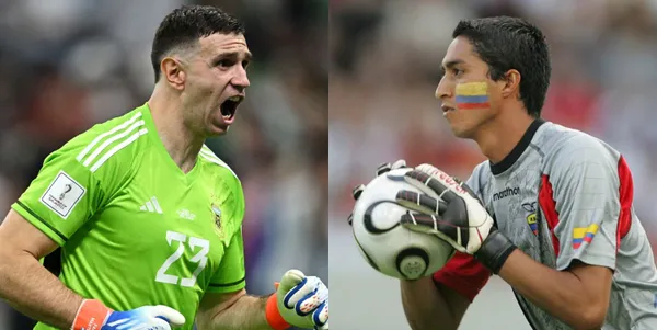 Lo que hizo Emiliano Martínez que recordó a Cristhian Mora