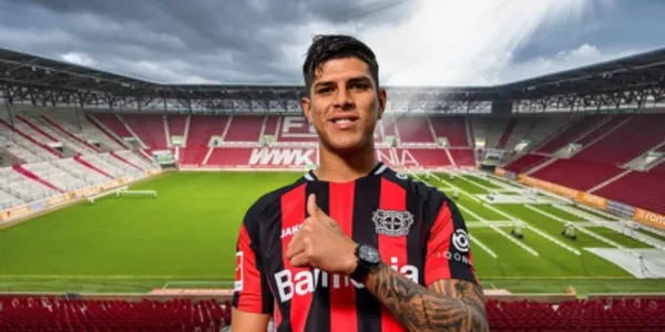 Los sorprendentes números de Hincapié en el partido de hoy en la Bundesliga