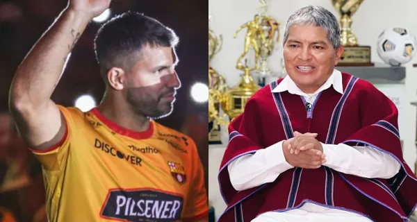 Luis Chango se enteró que Sergio Agüero se burló del nombre de Mushuc Runa y mira el recado que le dejó