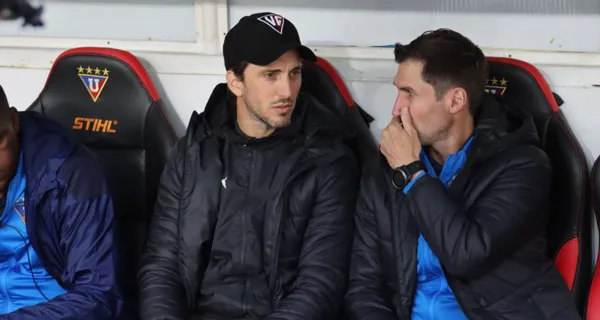 Luis Zubeldía protagonizó un momento inusual luego de que Liga de Quito empató con Magallaes