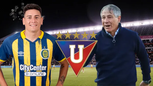 Mauricio Martínez y Ariel Holan (Foto tomada de: Primicias/Rosario Central/LM/Wikipedia)