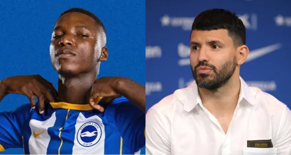 Moisés Caicedo le ha dado una lección a Sergio Agüero, quien fue campeón y figura con el Manchester City