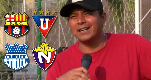 Moisés Candelario es recordado porque tenía un misil en su pie, además que es de los pocos que jugó en los 4 grandes de Ecuador