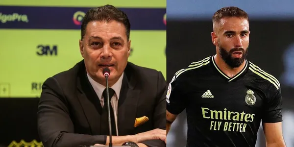 No puede ni parar el balón, pero Alfaro lo comparó con Dani Carvajal del Madrid