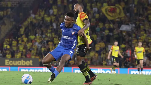 Oscar Zambrano ante Barcelona SC / Foto: API