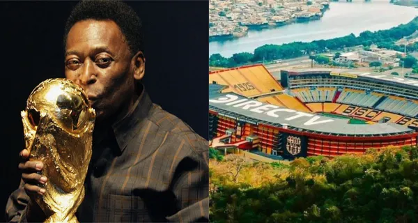 Pelé se refirió al estadio Monumental, que albergó la final de la Libertadores 2022, entre Flamengo y Atlético Paranaense
