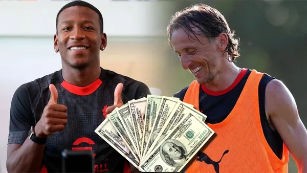 Pervis Estupiñán-Luka Modric / Foto: Ecuavisa