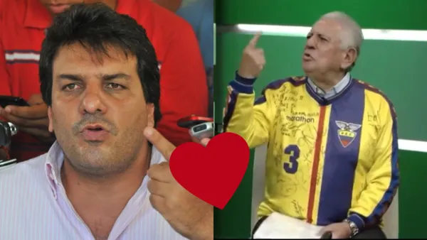 Pocho Harb y Luis Chiriboga (Foto: captura de pantalla Marca 90)