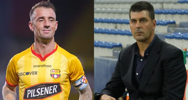 Rescalvo se dedicó a dar excusas en la rueda de prensa por la derrota de Emelec a manos de BSC, en cambio esto dijo Damián Díaz