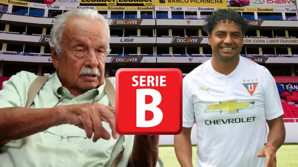 Rodrigo Paz y Franklin Salas (Foto tomada de: Liga de Quito/Forbes/Wikipedia)