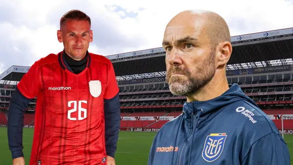 Sebastián Beccacece y Félix Sánchez (Foto tomada de: Wikipedia/La Tri/API)