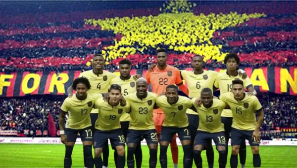 Selección de Ecuador y la hinchada del AC Milan