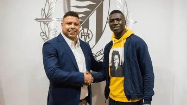 Stiven Plaza-Ronaldo / Foto: Real Valladolid