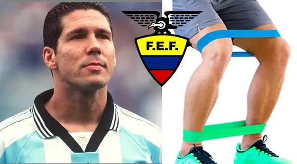 Uno de los jugadores referentes de Ecuador hoy se dedica a vender bandas elásticas para hacer ejercicio