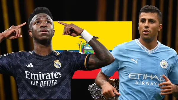 Vinícius Júnior y Rodri (Foto tomada de: 90 Min/Transfermarkt/Real madrid/Wikipedia)