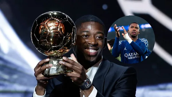 Willian Pacho-Ousmane Dembelé / Foto: Primicias