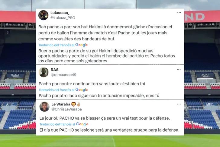 Comentarios de los hinchas del PSG sobre Willian Pacho vs. PSV (Foto tomada de: X)