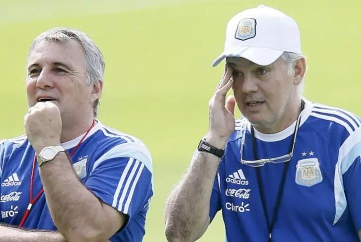 Claudio Gugnali con Alejandro Sabella en Argentina