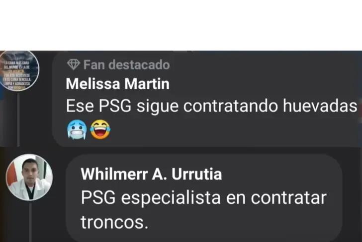 Comentarios de hinchas peruanos sobre Willian Pacho - Tomado de: Cruda Fútbol