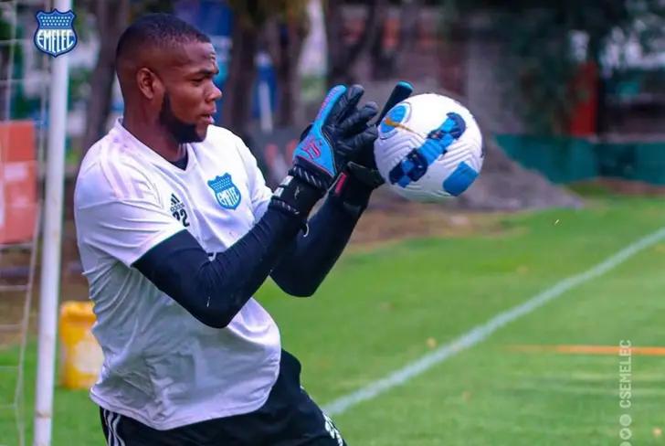 Jostyn Mina, portero de Emelec / Tomado de X