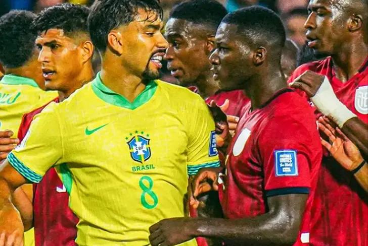 Moisés Caicedo ante Lucas Paquetá - Tomado de Instagram