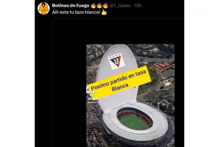 Tuits de hinchas de Barcelona SC enojados con Benja