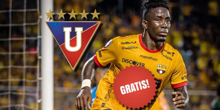 Liga de Quito no pagará un centavo por Adonis Preciado, mira el dineral que puede perder Barcelona SC