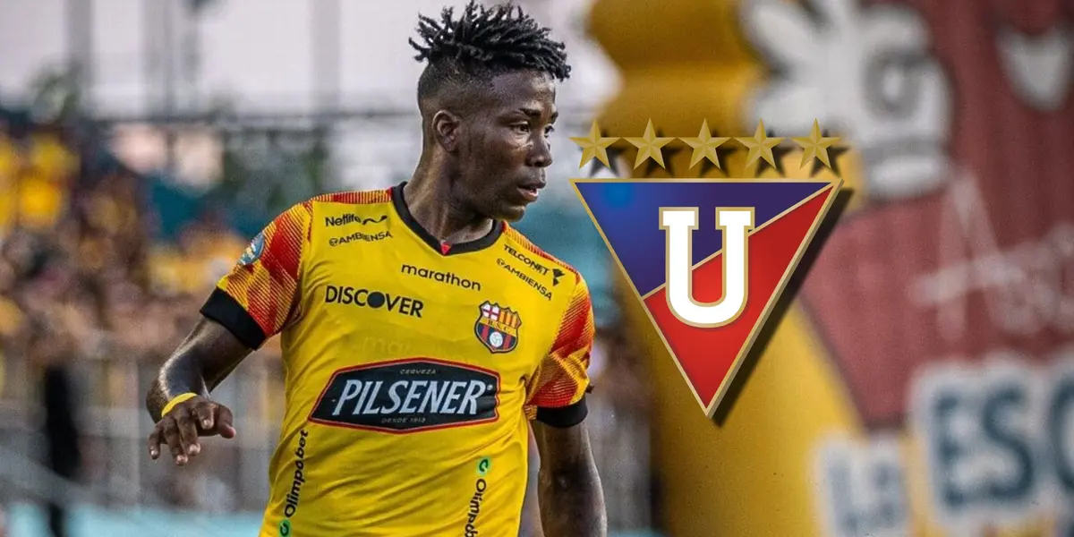 El jugador que Liga de Quito no tomará en cuenta, por eso se interesaron en Adonis Preciado de Barcelona SC