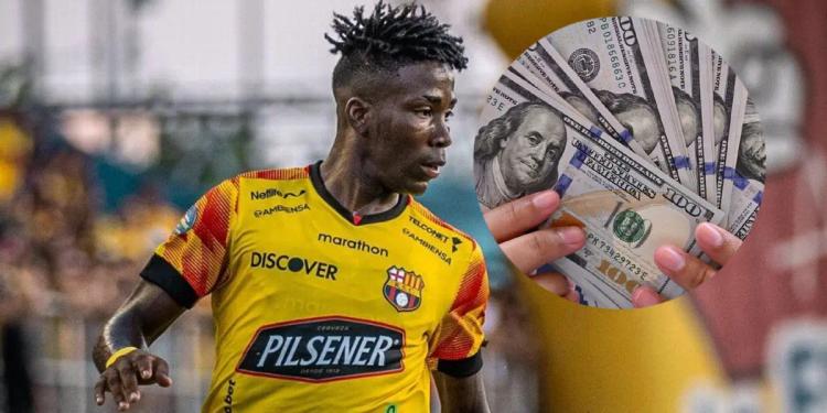 Se fue sin dejar un centavo a Barcelona SC, el precio de Adonis Preciado que jugará en México