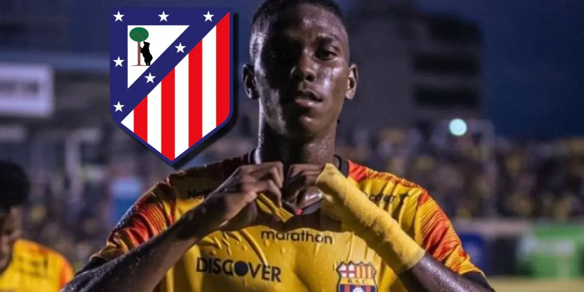 Dónde apareció Allen Obando, luego que Barcelona SC lo vendió al Grupo Atlético de Madrid en USD 5.5 millones