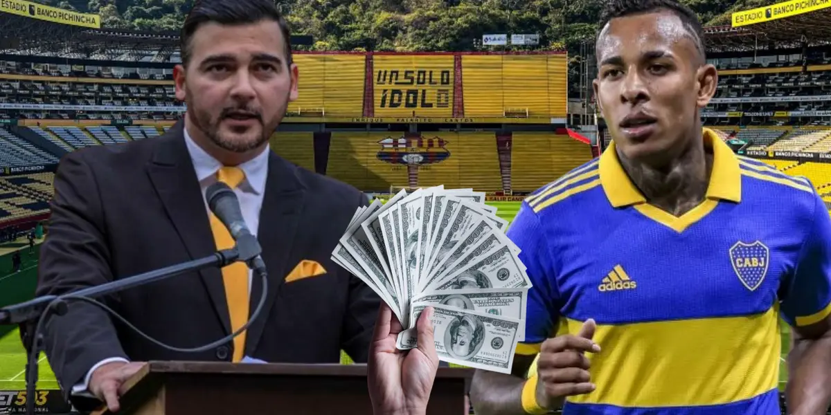 De ganar $1,15 millones en Boca Juniors, lo que podría cobrar Sebastián Villa en Barcelona SC