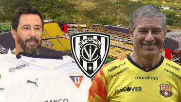 Ariel Holan y Pablo Sánchez (Foto tomada de: Barcelona SC/Liga de Quito/Wikipedia)